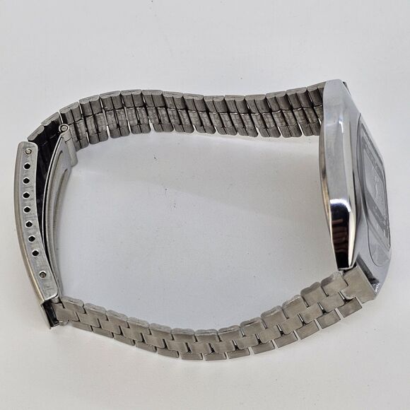 VTG 35MM Delphi Digital Men's Watch Gray Band 7"‎ New Battery LIGHT NOT WORKING - Picture 11 of 13